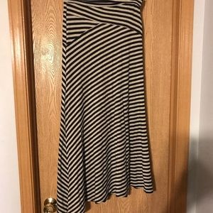 Asymmetrical Maxi Skirt, Size L